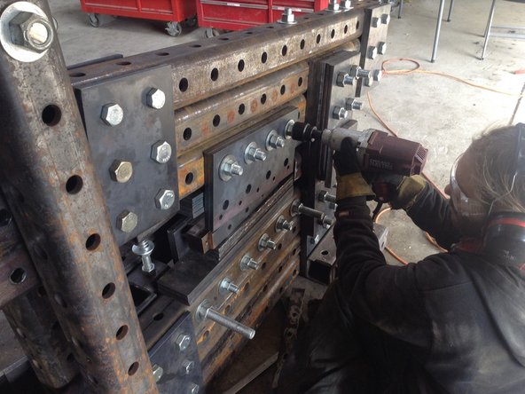 Take a blade you need to take off the entire blade mounting plate.