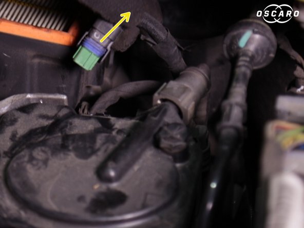 Débrancher la prise du connecteur du réchauffeur