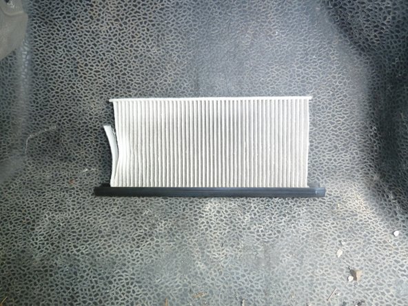 Mettre en place le second filtre sur la réglette.