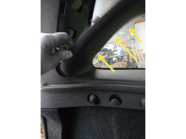 basculer le cache vers le heut