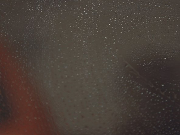 
Clean the window before driving
