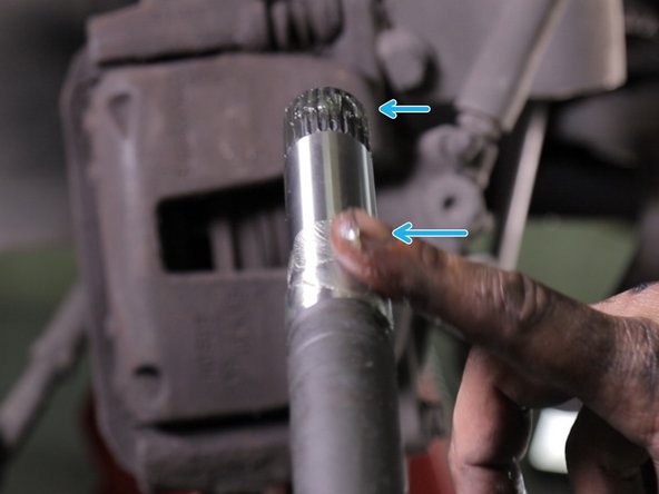 Graisser les bons du cardan