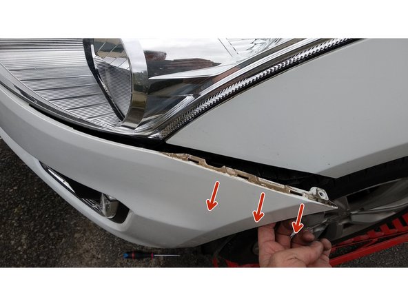 
Repeat the operation on the other wing.
