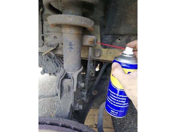 
You can also add some penetrating oil and let it sit to make disassembly easier.
