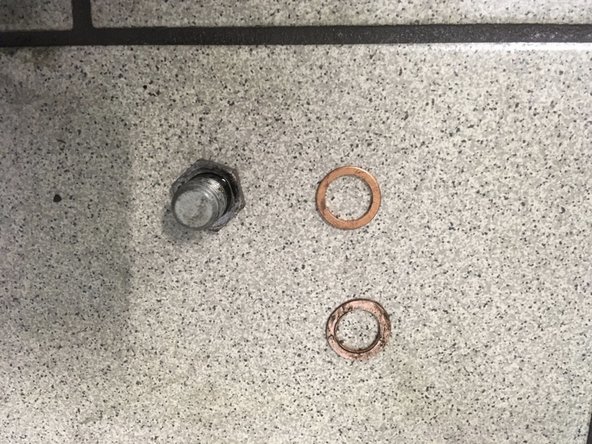 Remplacer le joint du bouchon de vidange