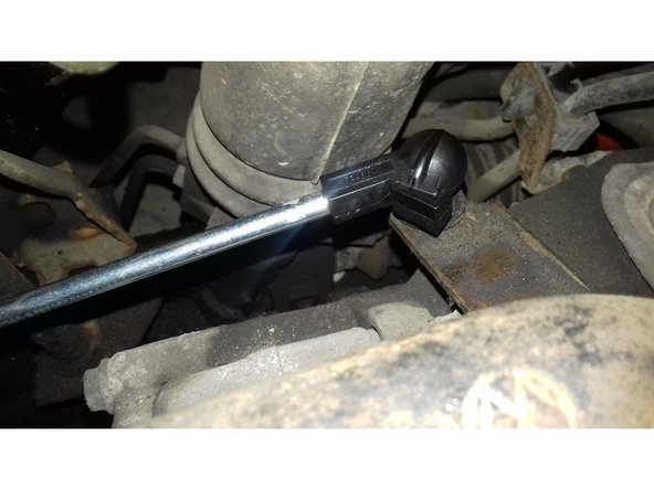 Mise en place coté boite de la biellette.