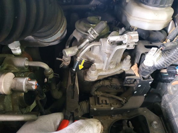 débrancher la durite