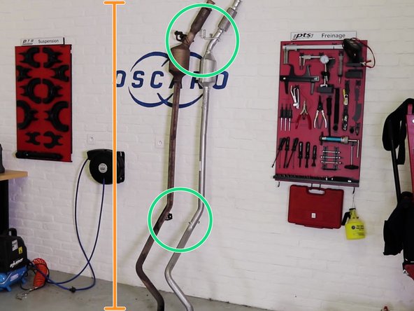 Comparer la longueur, les coudes tuyaux, et surtout l'emplacement des tiges de fixation
