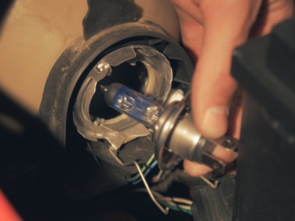 
Pull the bulb out of its location
