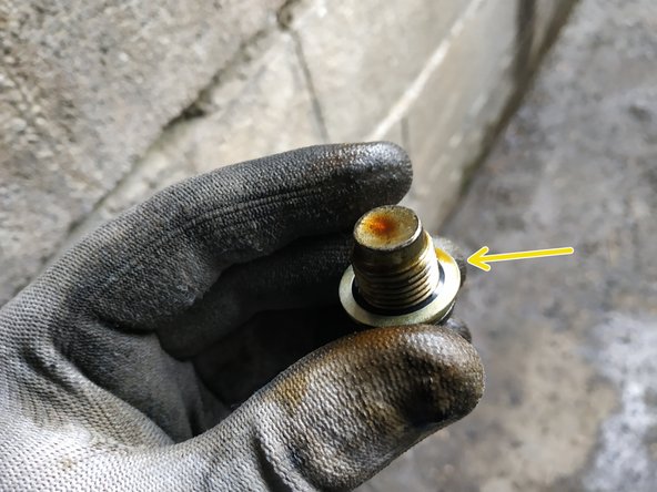remplacer le joint de bouchon de vidange