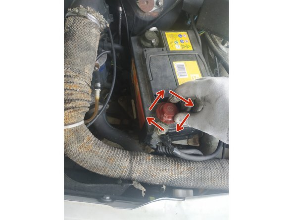 remettre la cosse + en place et la visser