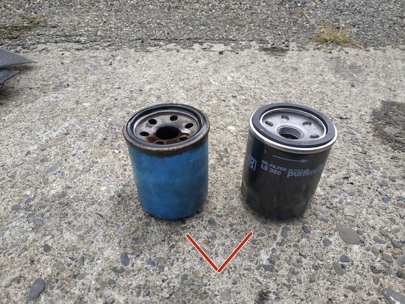 comparer l'ancien filtre avec le nouveau