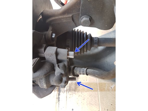 Serrer les vis de fixation de l'étrier