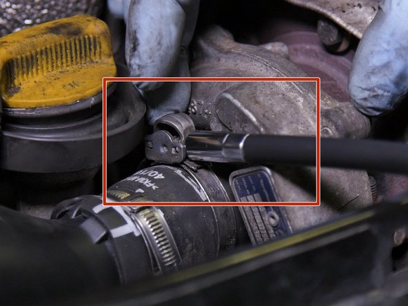 Replacer la boite à air (collier du manchon ,tuyau de vapeur d'huile et de manchon d'aspiration )