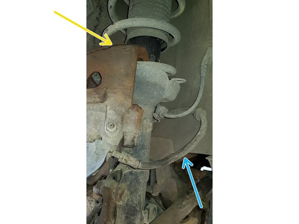 Il est possible de repousser le piston entièrement dès l'étape 2 avec le tournevis.