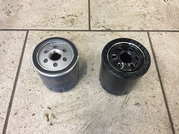 Vérifier la correspondance entre l'ancien et le nouveau filtre à huile