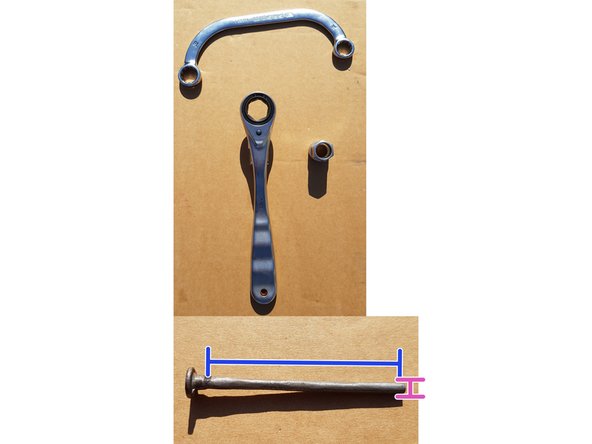 mettre dans le même axe les 2 trous de calage