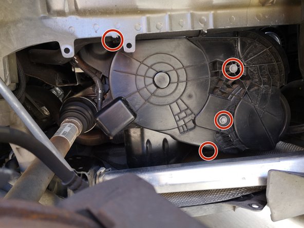 Remonter les caches galets - courroie.