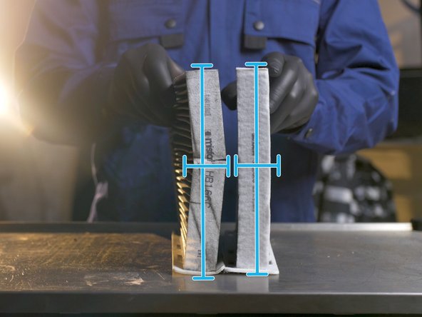 Comparer les dimensions du nouveau filtre avec l'ancien