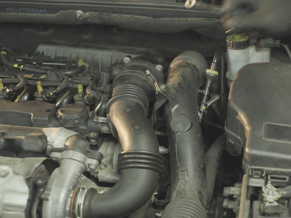 Revisser la vis du support de la durite avec une clé à pipe de 10