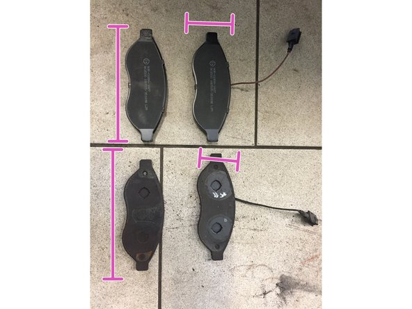 Vérifier que les disques corresponde