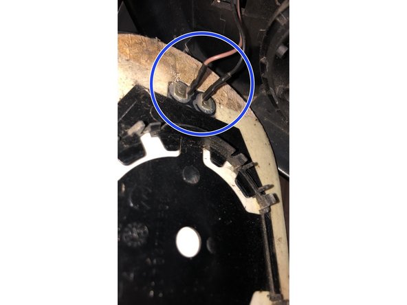 Rebrancher les fil du dégivrage