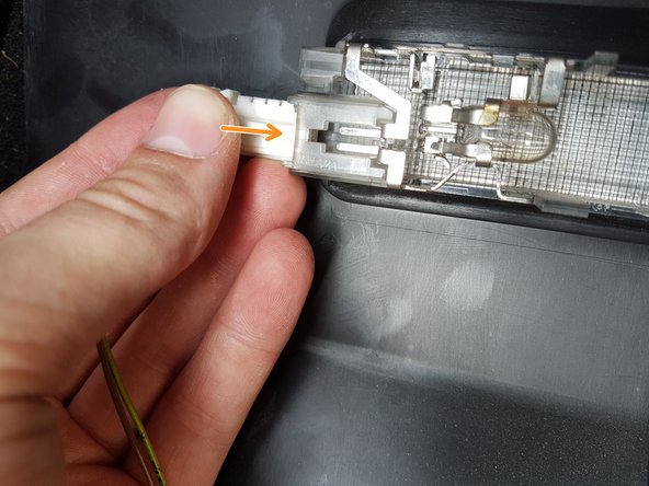 Puis glisser le dans le support