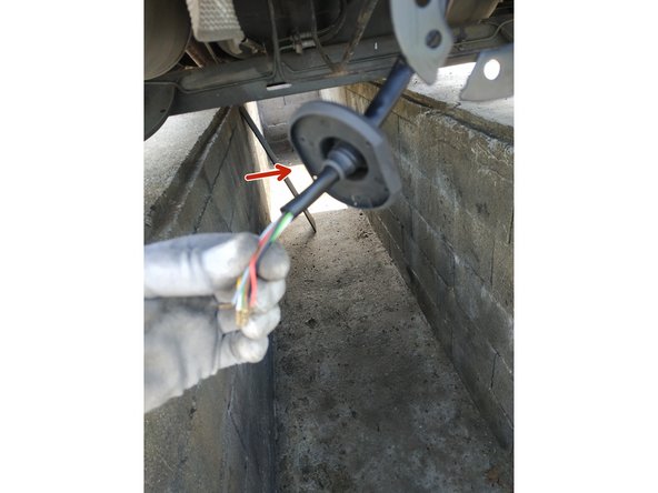 faire passer le joint d'étanchéité dans le faisceau