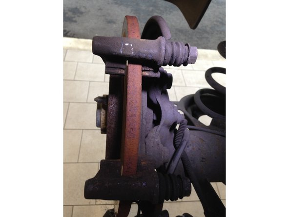 Retirer les plaquettes de freins