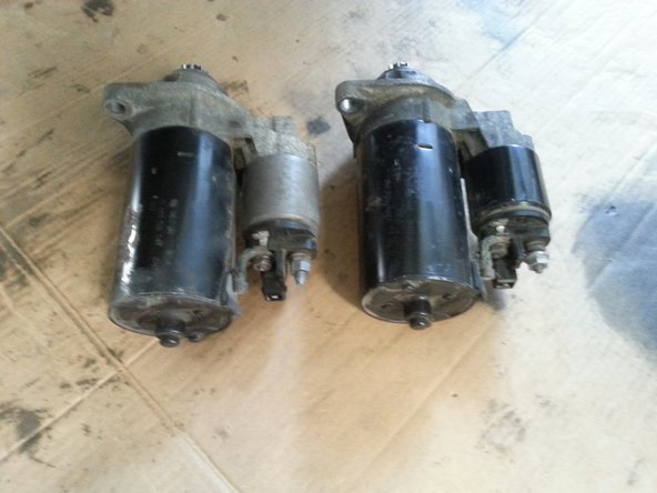 comparer les références des démarreurs pour s'assurer qu'ils soient compatibles