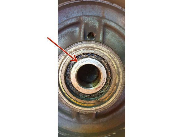 Référence de l'ancien roulement