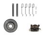 Disques, plaquettes et kit d'accessoires de freins avant sur Renault Express