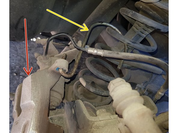 
Connect the caliper to the spring
