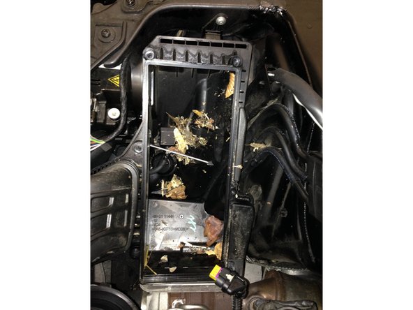 Retirer le filtre à air