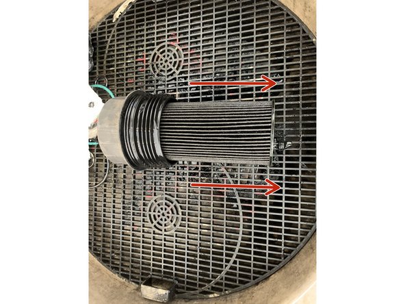 Retirer la cartouche du filtre à huile