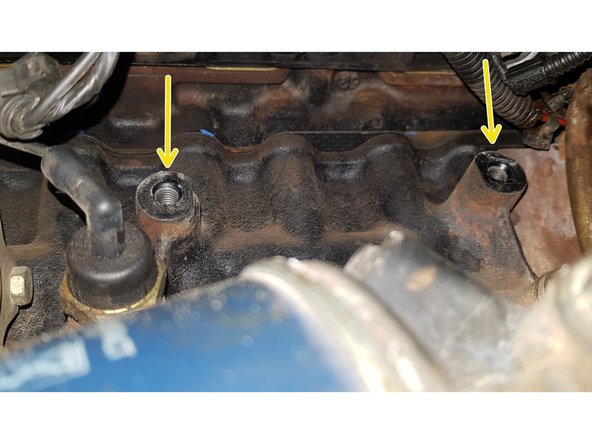 Emplacement de la platine sur le moteur.