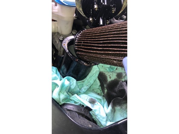 Comparer l'ancien et le filtre neuf