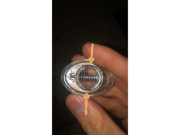 Reperer les deux encoches