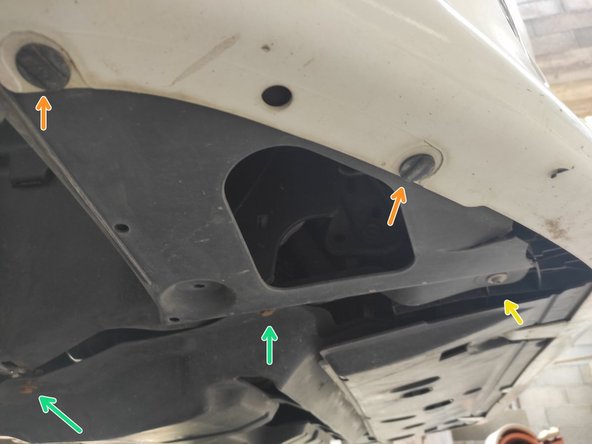 remettre les clips plastique