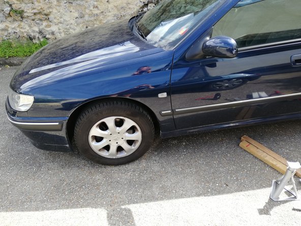 Descendre le véhicule des chandelles