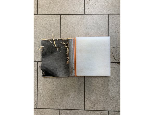 Vérifier la correspondance entre l'ancien et le nouveau filtre à air