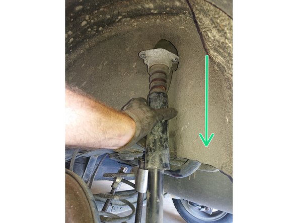 Extraire l'amortisseur