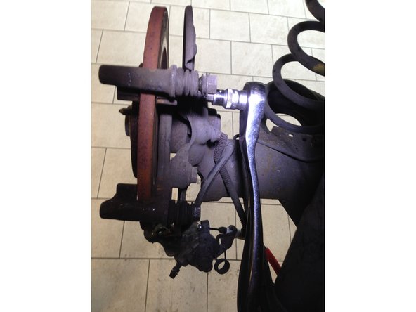 Retirer la chape d’étrier