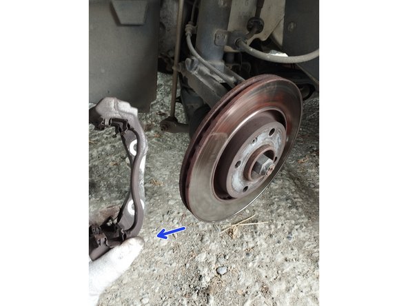 sortir le porte-étrier