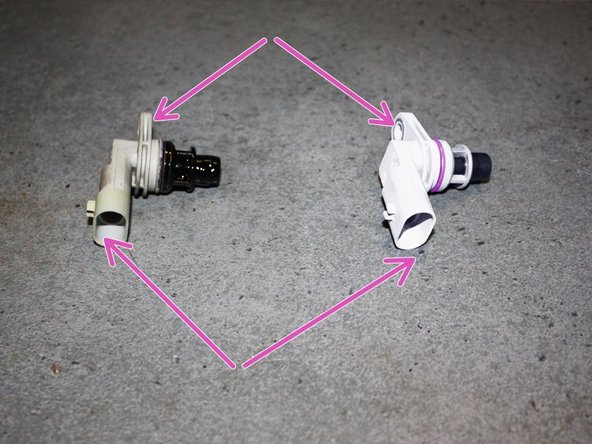 Contrôler que le nouveau capteur corresponde à l'ancien aussi bien au niveau de sa fixation que du connecteur électrique.