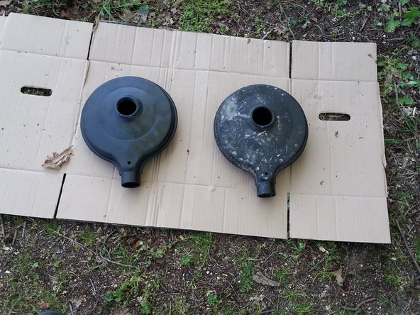 Comparer l'ancien et le nouveau filtre à air (dimensions)