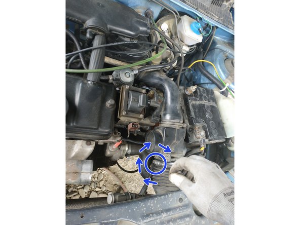 visser le collier, clé de 7mm