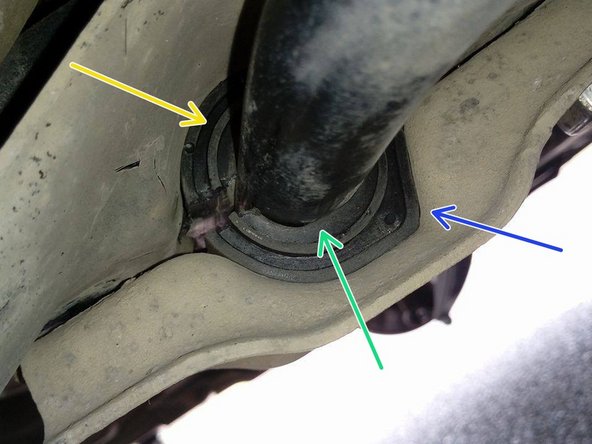 Proceder au remplacement du nouveau coussinet