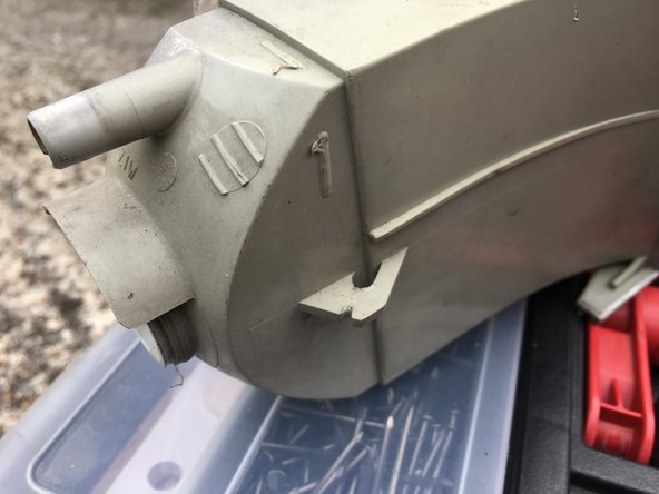 
Retrieve the fixing spring from the old light
