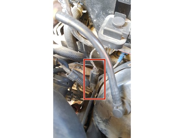 Débranchez le capteur en tirant dessus.